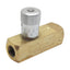 Used Parker PF400B In-Line Needle Valve, 1/4in NPT Female, 2000psi Max, 5gal/min