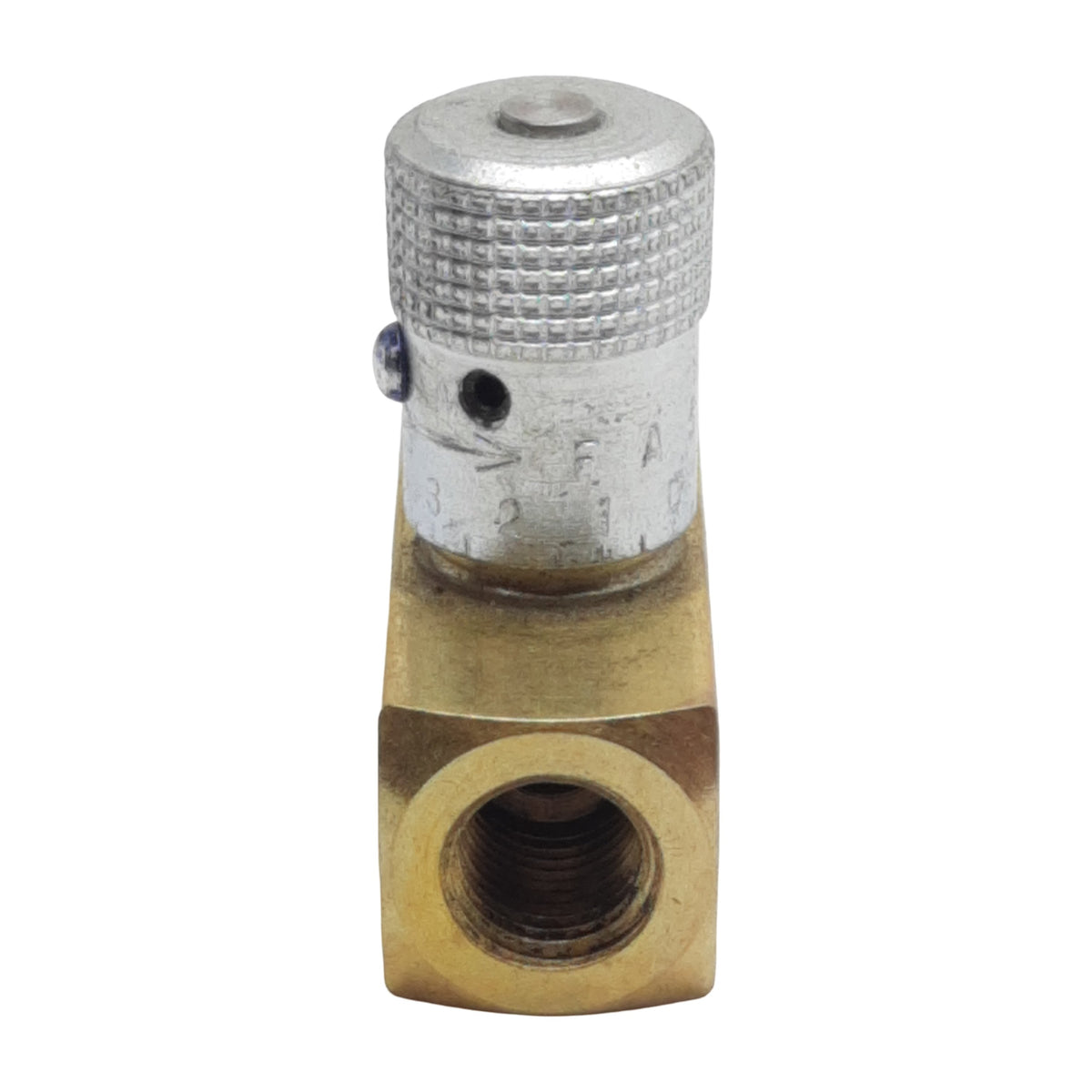 Used Parker PF400B In-Line Needle Valve, 1/4in NPT Female, 2000psi Max, 5gal/min