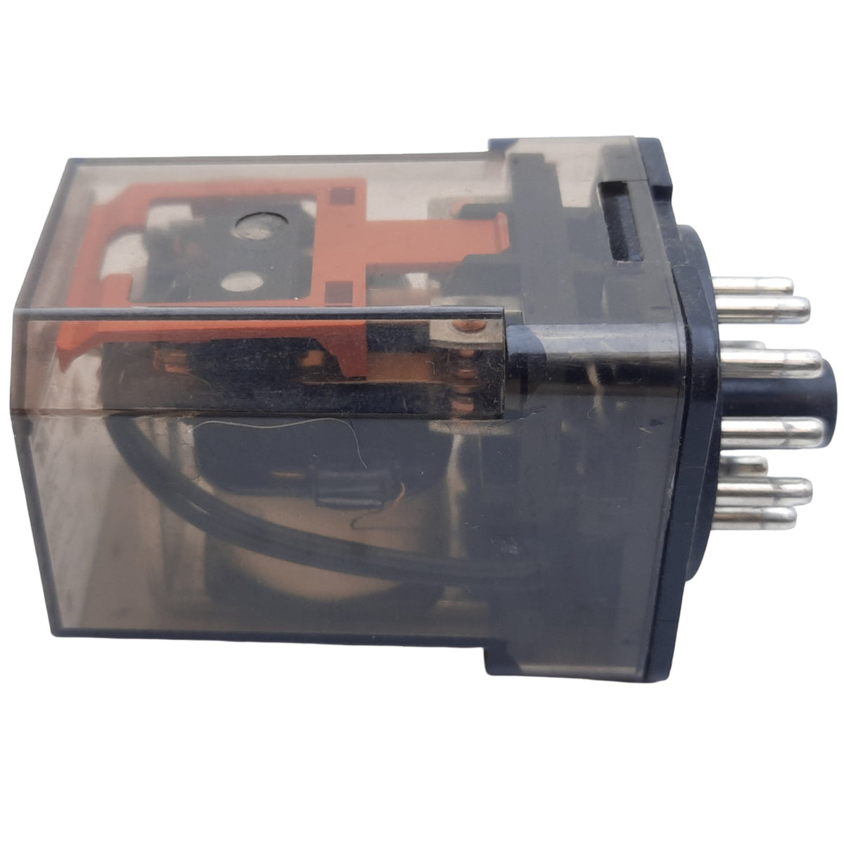 Used Lot of 2 Schrack RL 300024 Electromagnetic Relay, 11-Pin, 10A 250VAC, Coil 24VDC