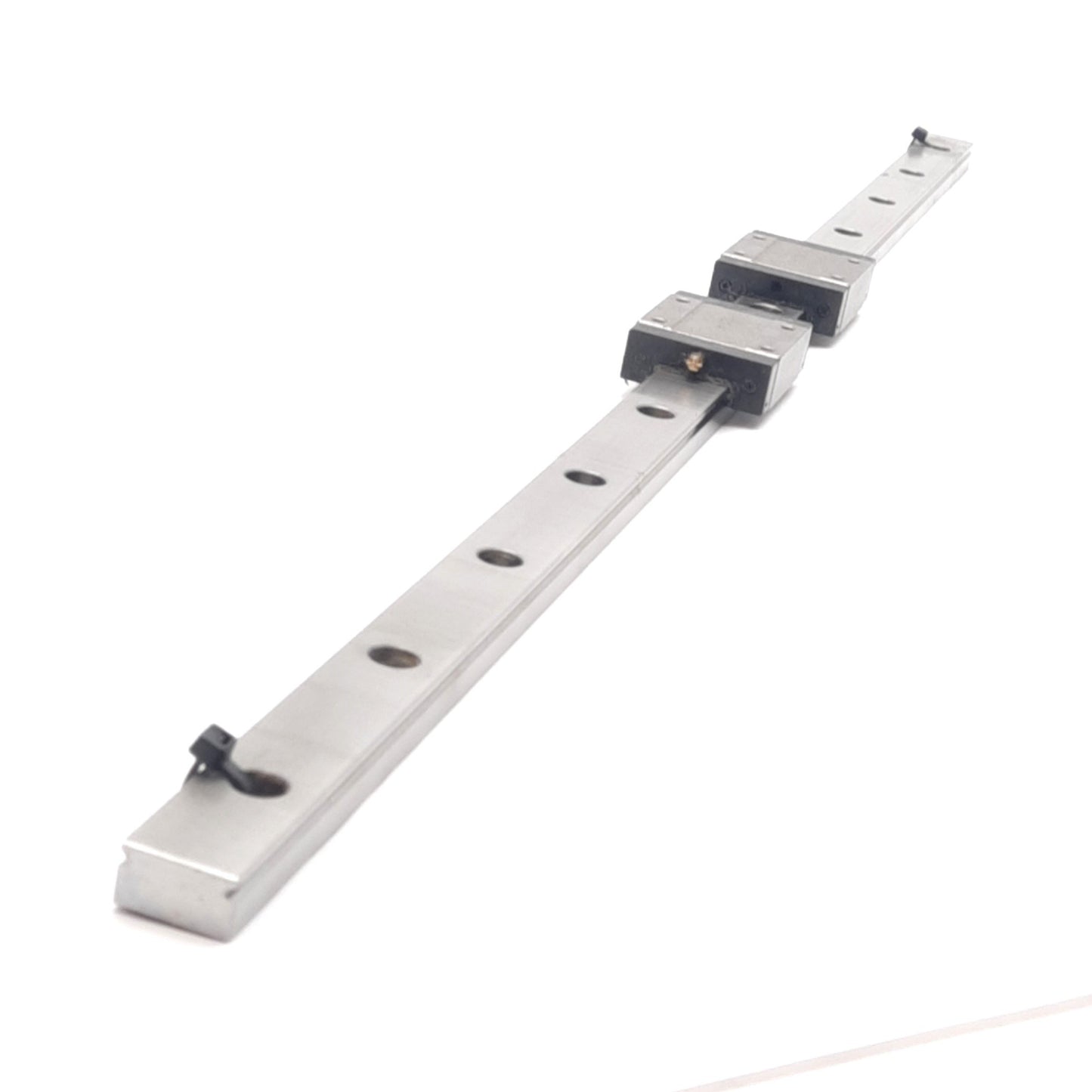 Used IKO LWL20BCS (2x) Linear Guide Blocks w/ 20x720mm Rail, 40x50mm Block, 9080N Max