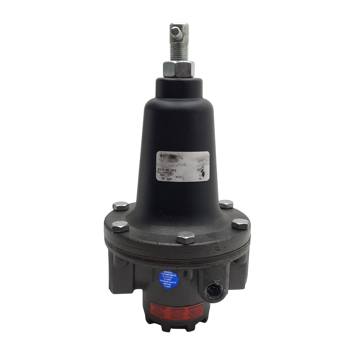 Used Parker Watts R119-06C/M2 Hi-Flow Regulator, 3/4in NPT, 0-125psig, 300scfm