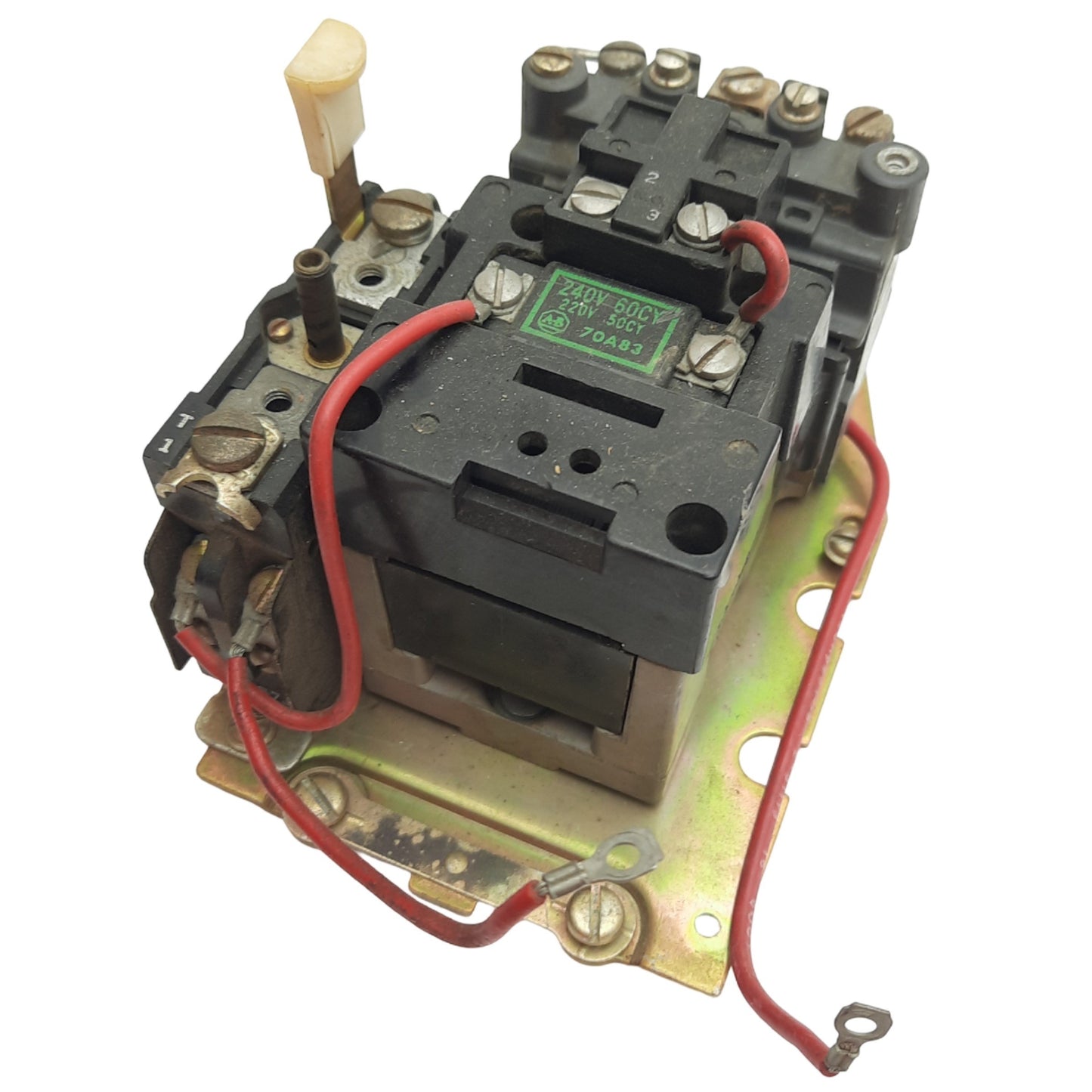 Used Allen Bradley 709-BOD103 Motor Starter Contactor, 3-Pole, 240VAC Coil, Size 1