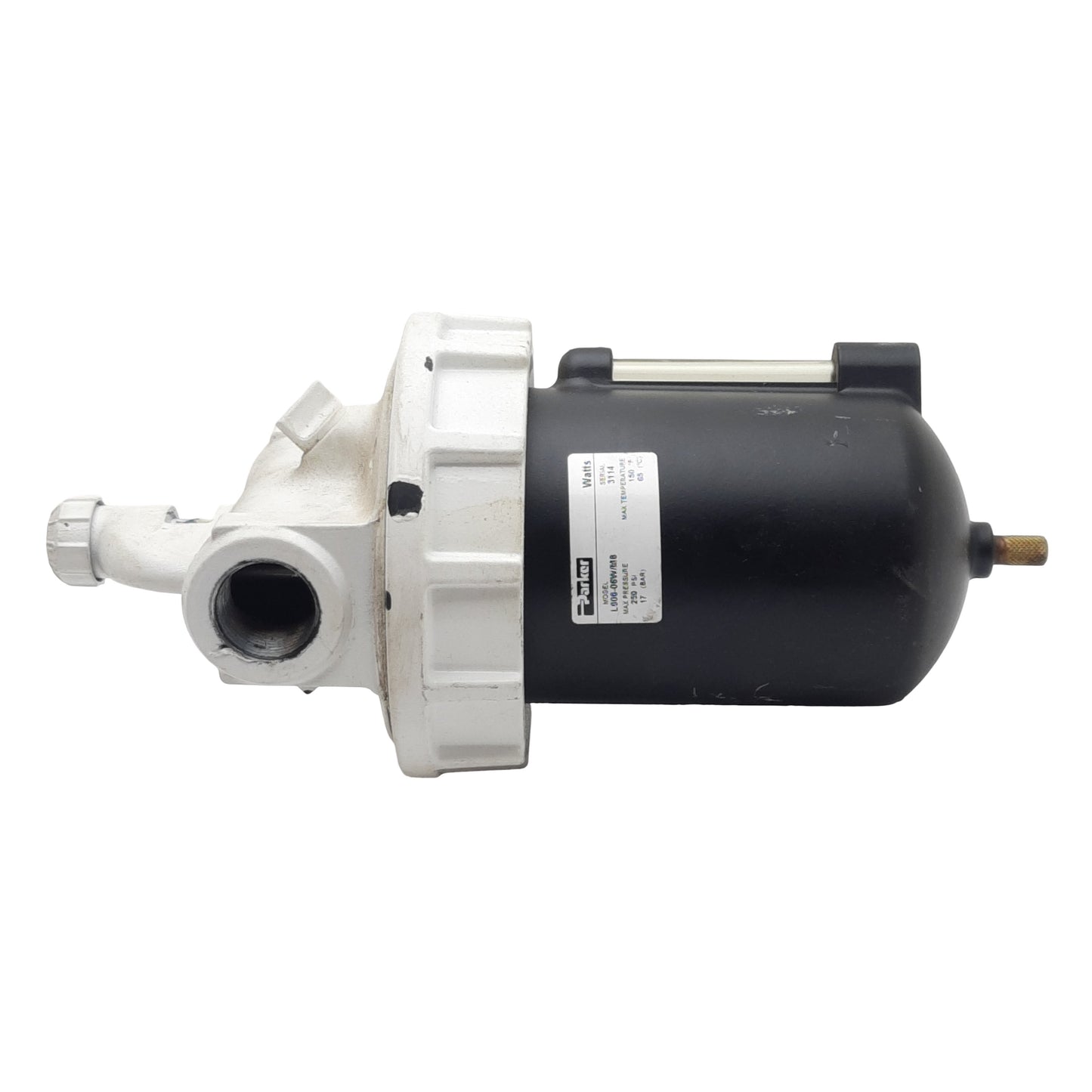 Used Parker Watts L606-06W/M8 Standard Lubricator, 3/4in NPT, 250psi, 325scfm
