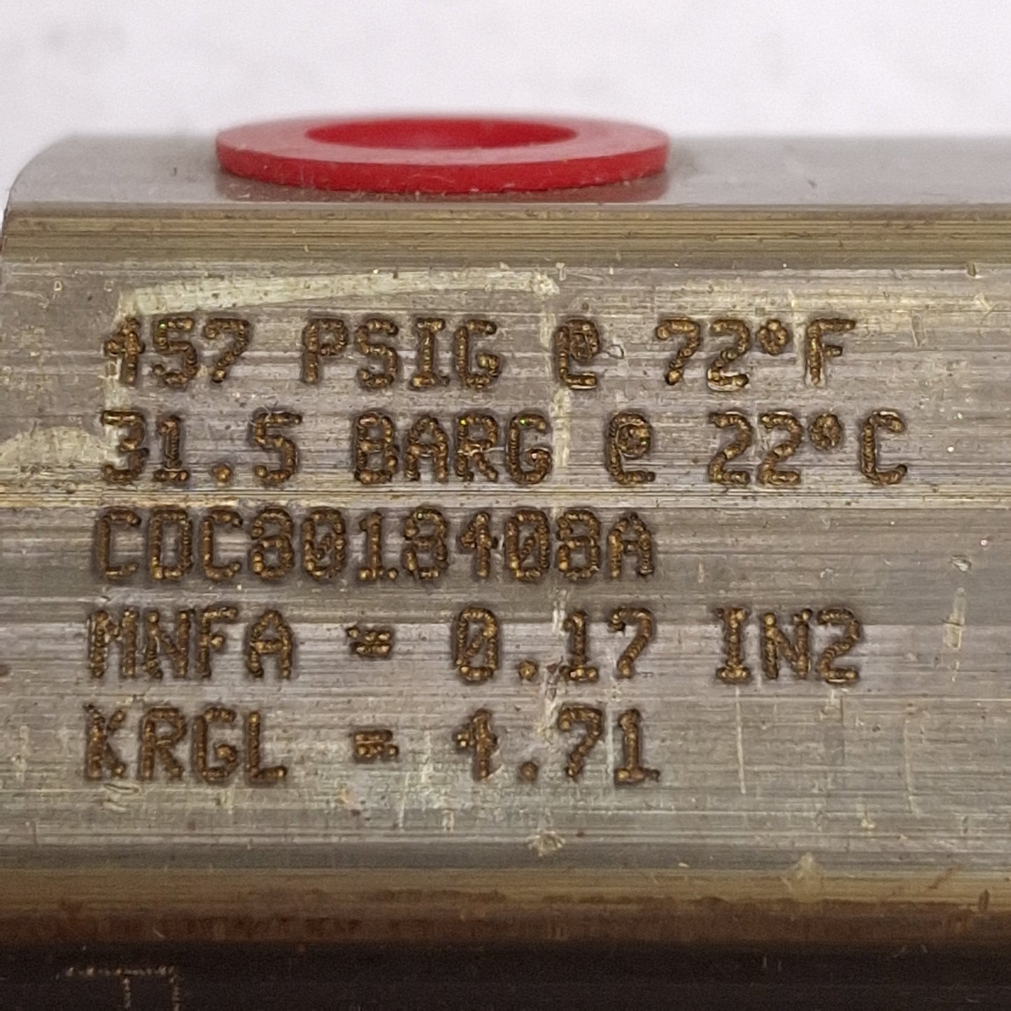 New Henry Technologies 5526-450-CE Rupture Disc Assembly, 457psig @ 72°F, 1/2in NPT