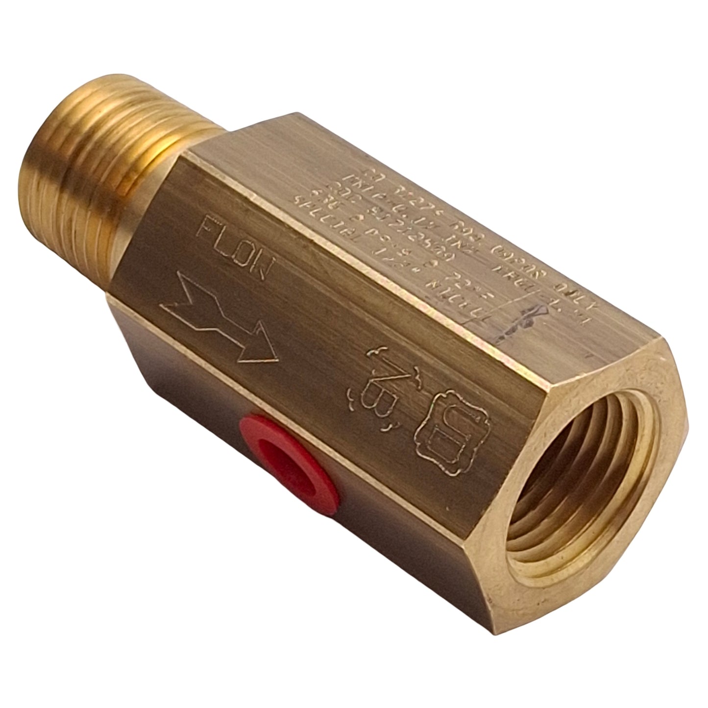 New – Open box Henry Technologies Brass Rupture Disc Assembly, 436psig @ 72°F, 1/2in NPT