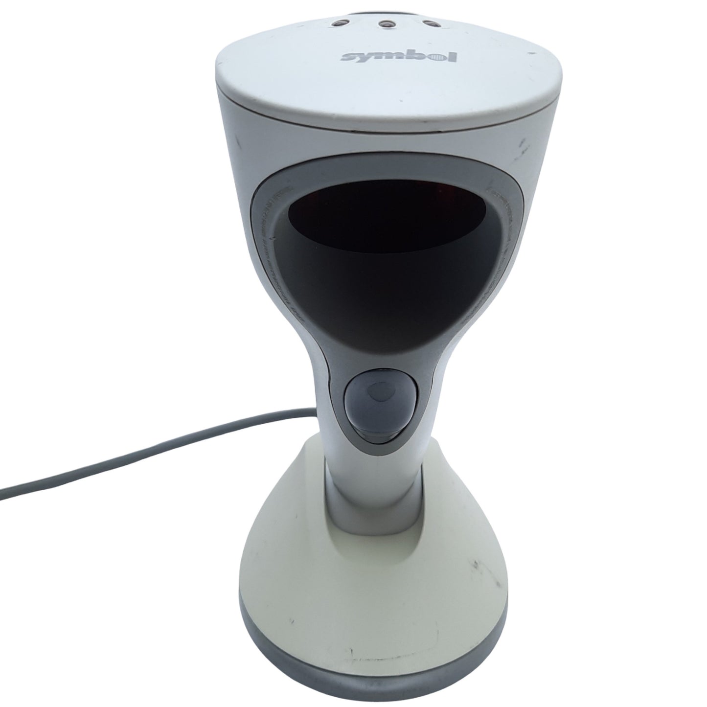 Used Symbol M2004-I200 Cyclone Barcode Scanner w/ PS/2 Cord, 630–680-nm Laser Diode