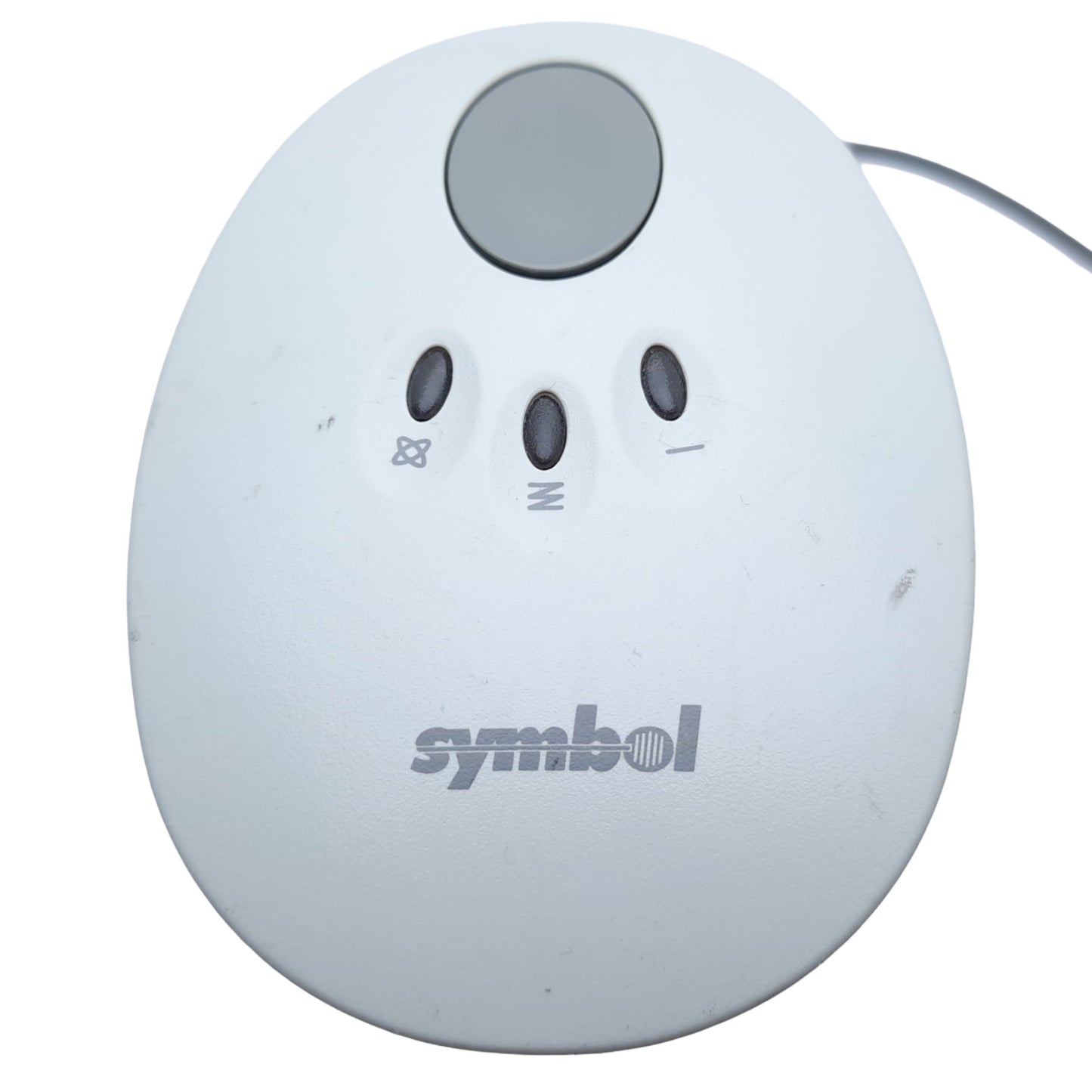 Used Symbol M2004-I200 Cyclone Barcode Scanner w/ PS/2 Cord, 630–680-nm Laser Diode