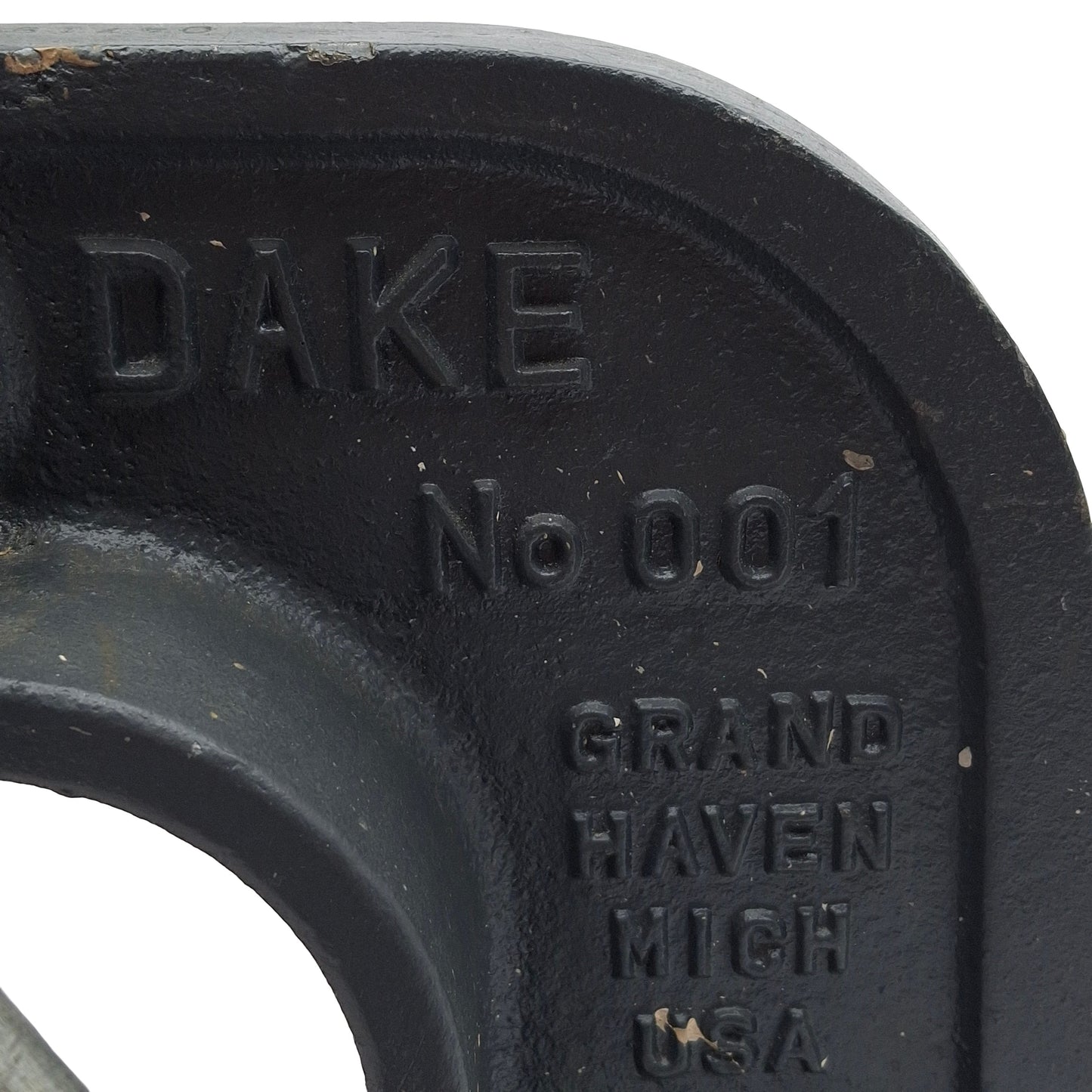 Used Dake No. 001 Single Leverage Arbor Press, 1 ton Capacity, *No Table Plate*