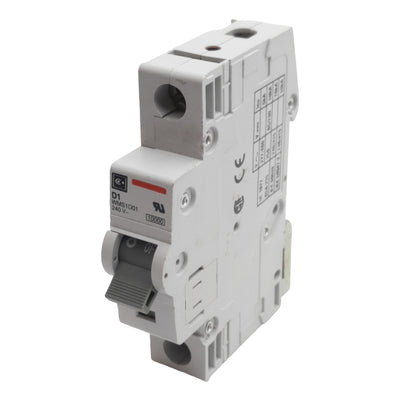 Used Cutler-Hammer WMS1D01 Circuit Breaker, 1-Pole, 1A 240/415VAC, DIN Rail