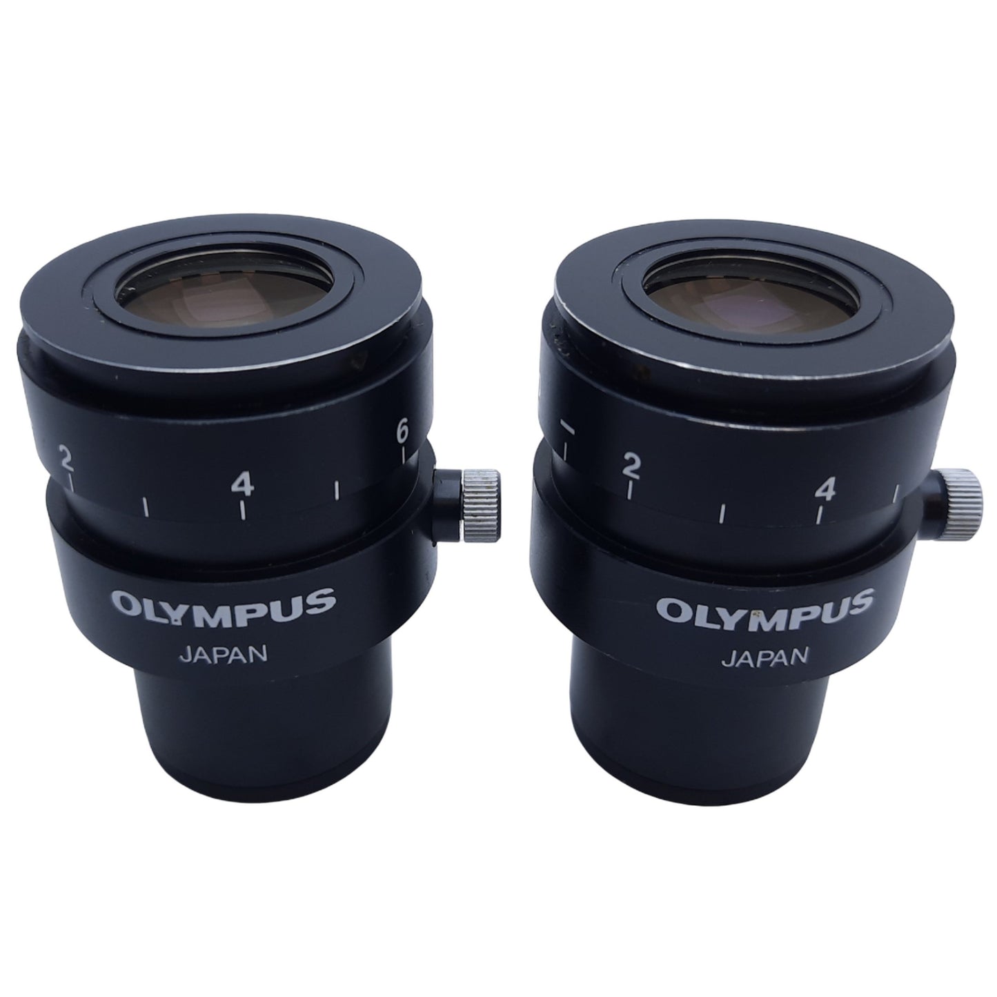 Used Pair of Olympus GWH10X-D Stereo Microscope Eyepieces, Mag. 10X, Tube ø30mm