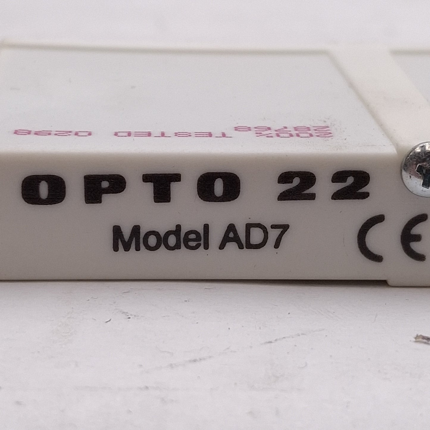 Used Lot of 5 Opto 22 AD7 Standard Voltage Input Module, 0-10VDC Input, 9-Pin