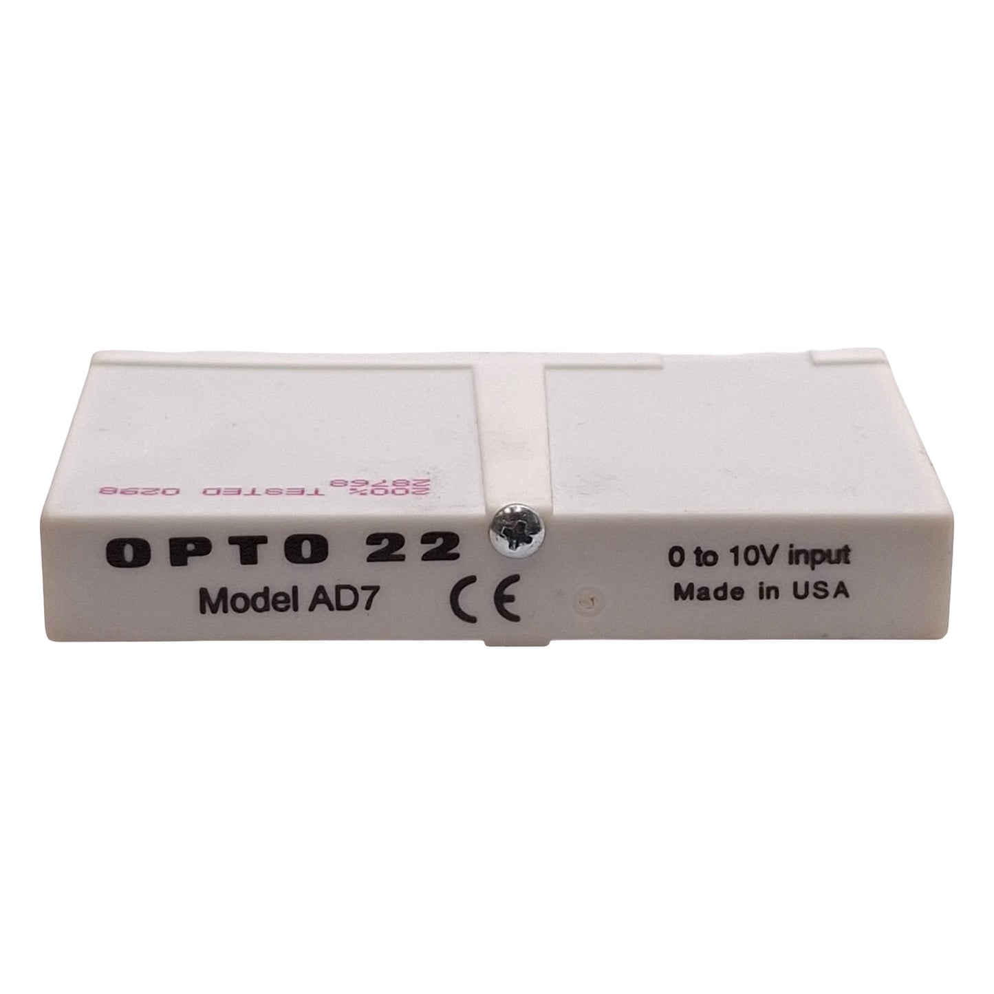 Used Lot of 5 Opto 22 AD7 Standard Voltage Input Module, 0-10VDC Input, 9-Pin
