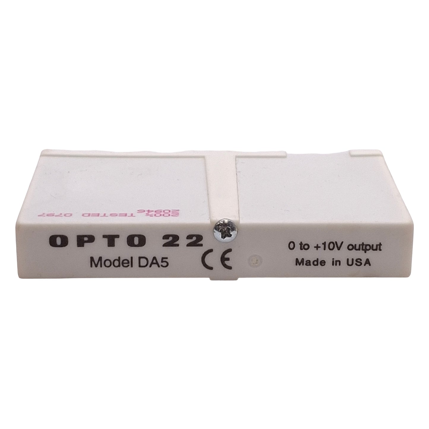 Used Lot of 3 Opto 22 DA5 Standard Voltage Output Module, 0 to +10VDC Output, 9-Pin