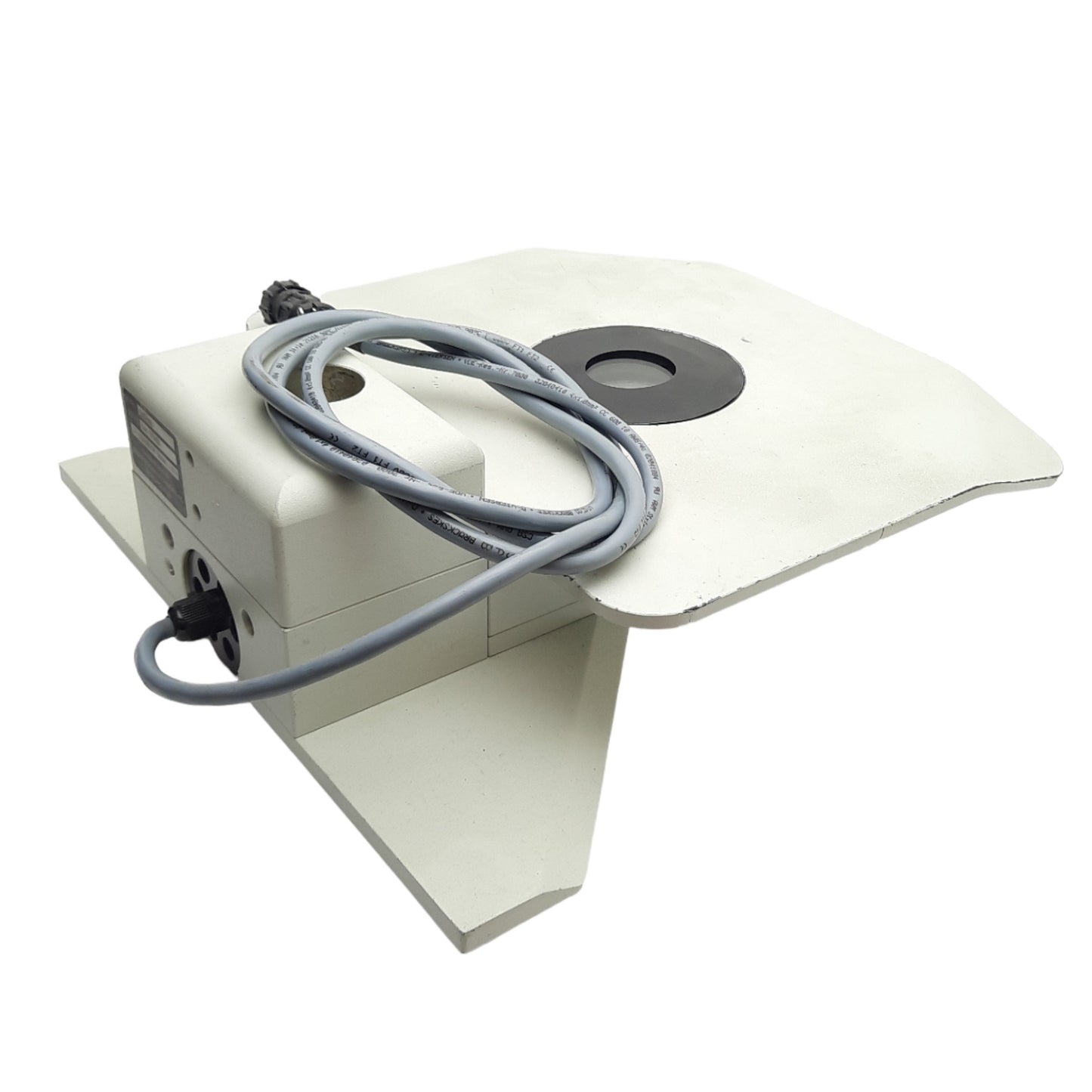 Used Leeds LMS-340 Microscope Base Illuminator, Brightfield/Darkfield, 12VDC 50W
