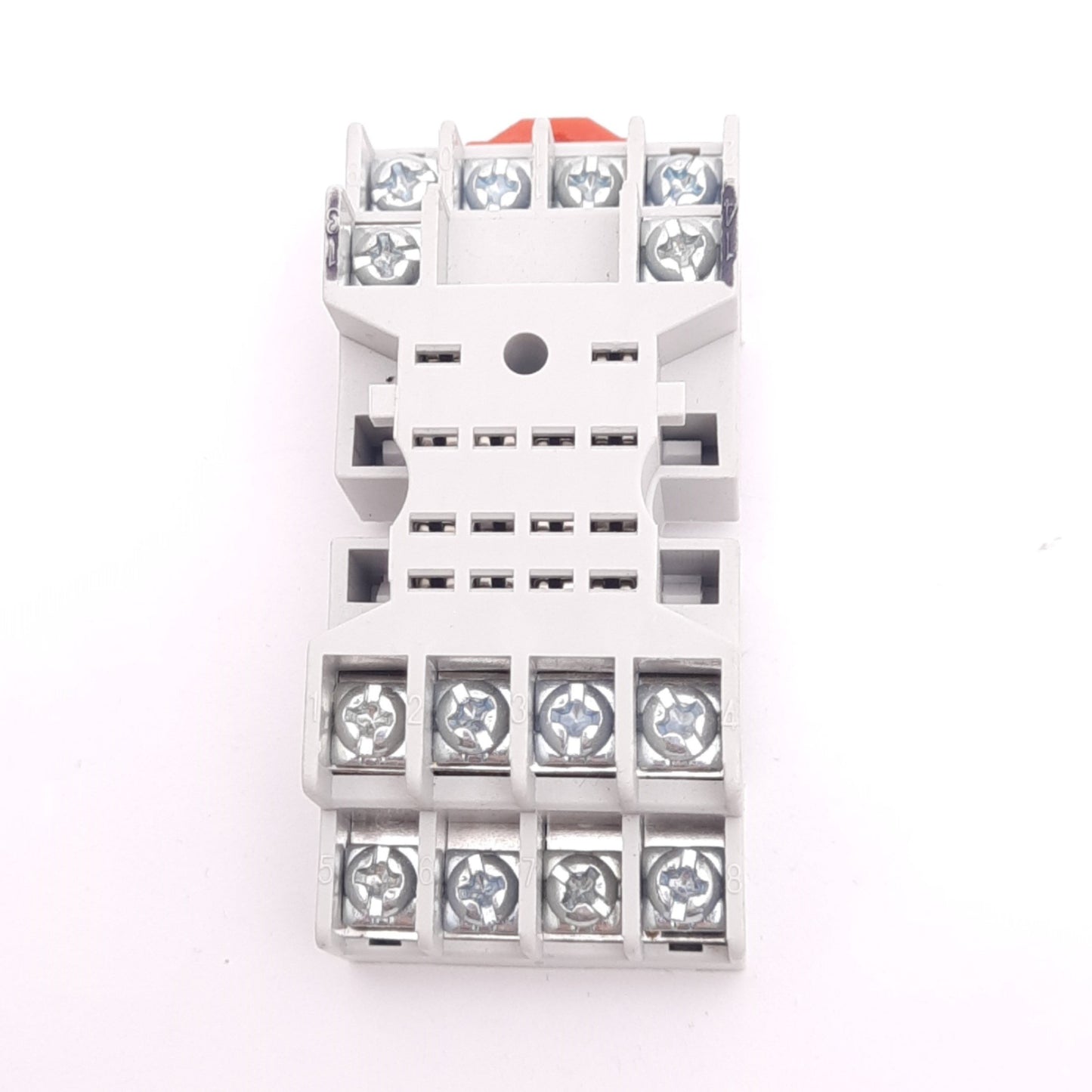 Used Schneider Electric 70-461-1 Relay Socket, 14-Pin, 300VAC 10A Max, DIN Rail