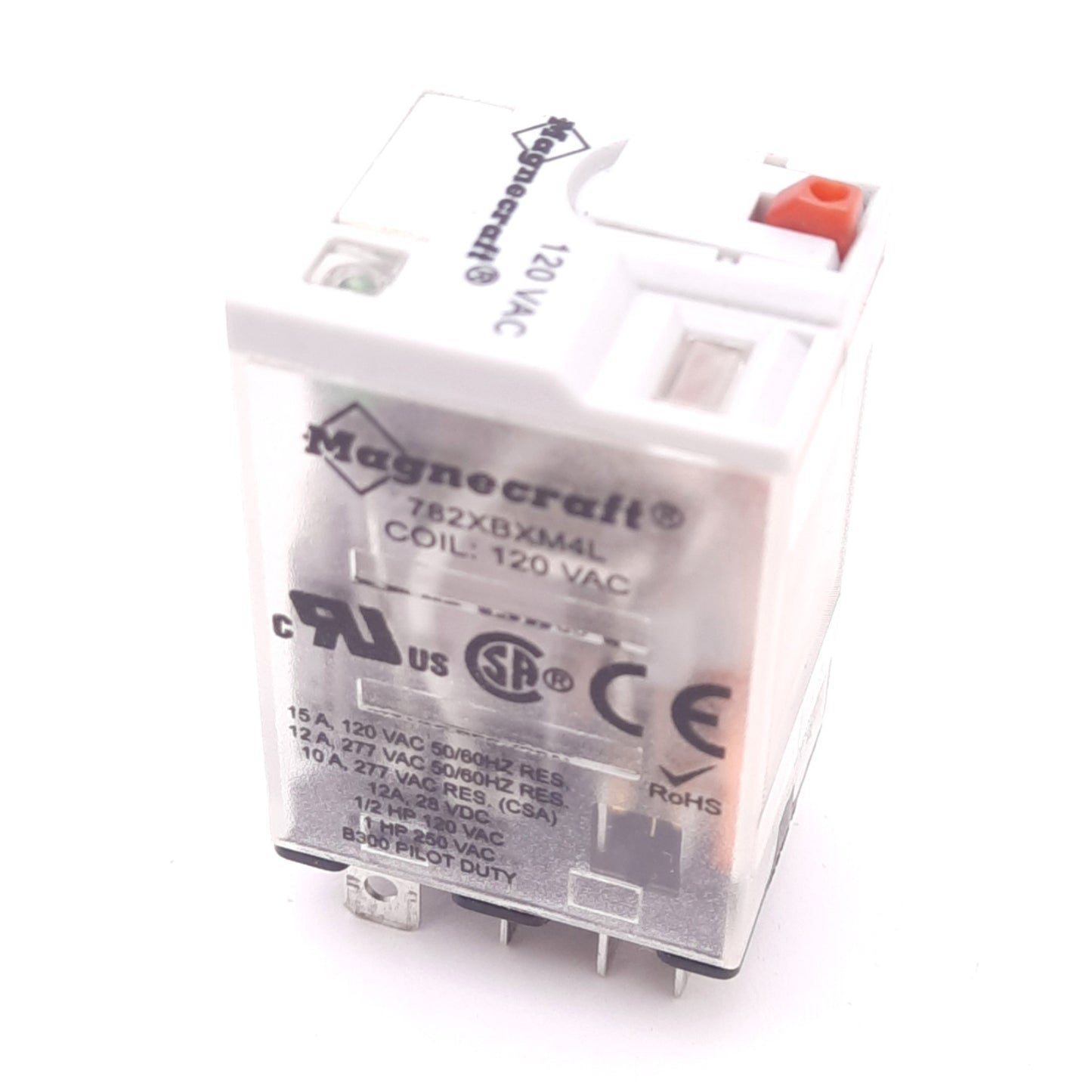 New Schneider Electric 782XBXM4L-120A General Purpose Relay, 8-Pin, 120VAC Coil