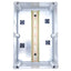 Used Hoffman Q-24169PCD Junction Box Enclosure w/ 5 Holes, 233mm x 153mm x 84mm