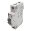 Used Lot of 2 Cutler-Hammer WMS1C06 Circuit Breaker, 1-Pole, 6A 240/415VAC, DIN Rail