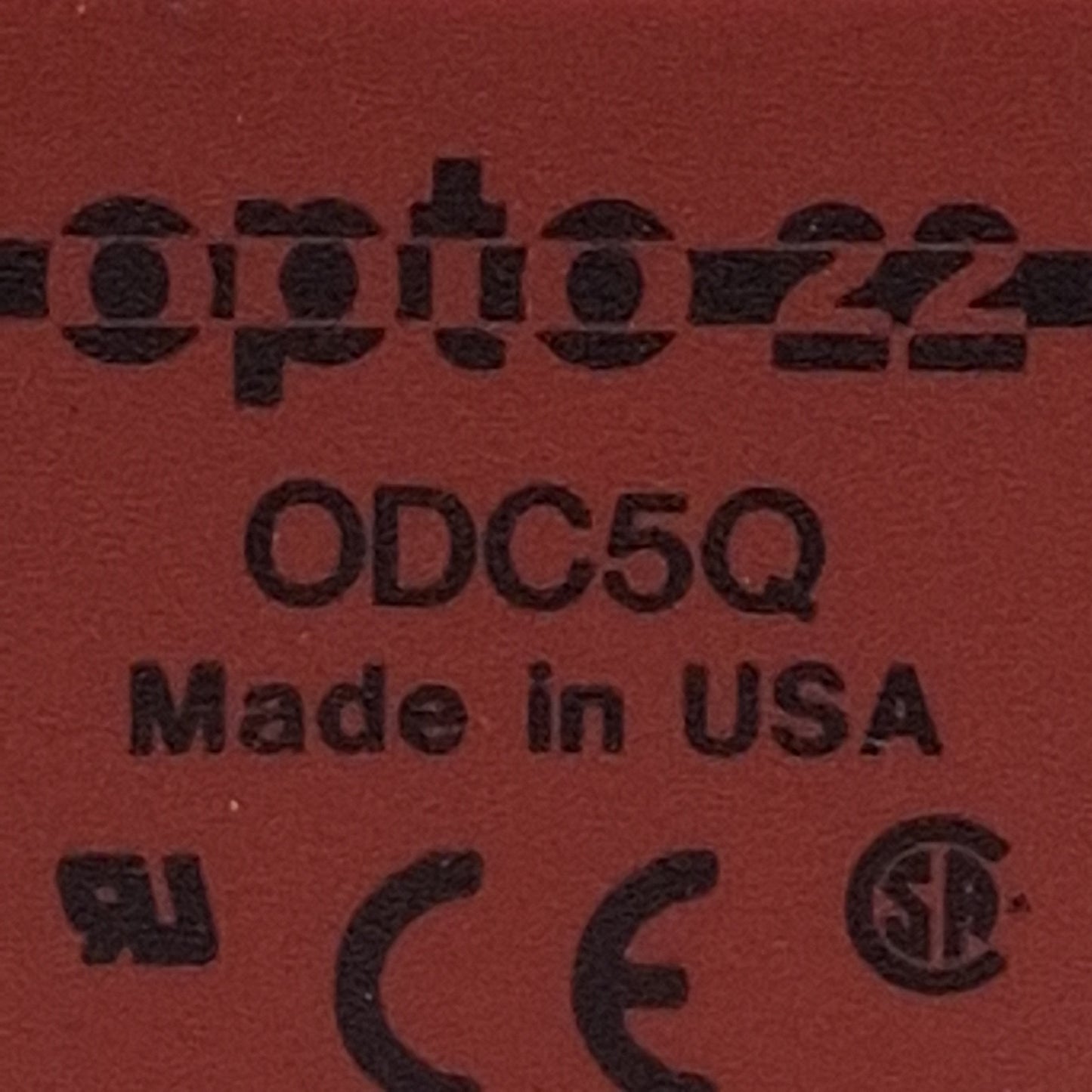 Used Lot of 5 Opto 22 ODC5Q Quad-Pak DC Output Relay, 5-60VDC Output, 5VDC Logic