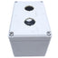 Used Hoffman Q-2PBPCDM Pushbutton Box Enclosure, Outer Dim. 120mm x 80mm *Hole Added*