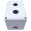 Used Hoffman Q-2PBPCDM Pushbutton Box Enclosure, Outer Dim. 120mm x 80mm *Hole Added*