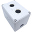 Used Hoffman Q-2PBPCDM Pushbutton Box Enclosure, Outer Dim. 120mm x 80mm *Hole Added*