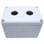 Used Hoffman Q-2PBPCDM Pushbutton Box Enclosure, Outer Dim. 120mm x 80mm *Hole Added*