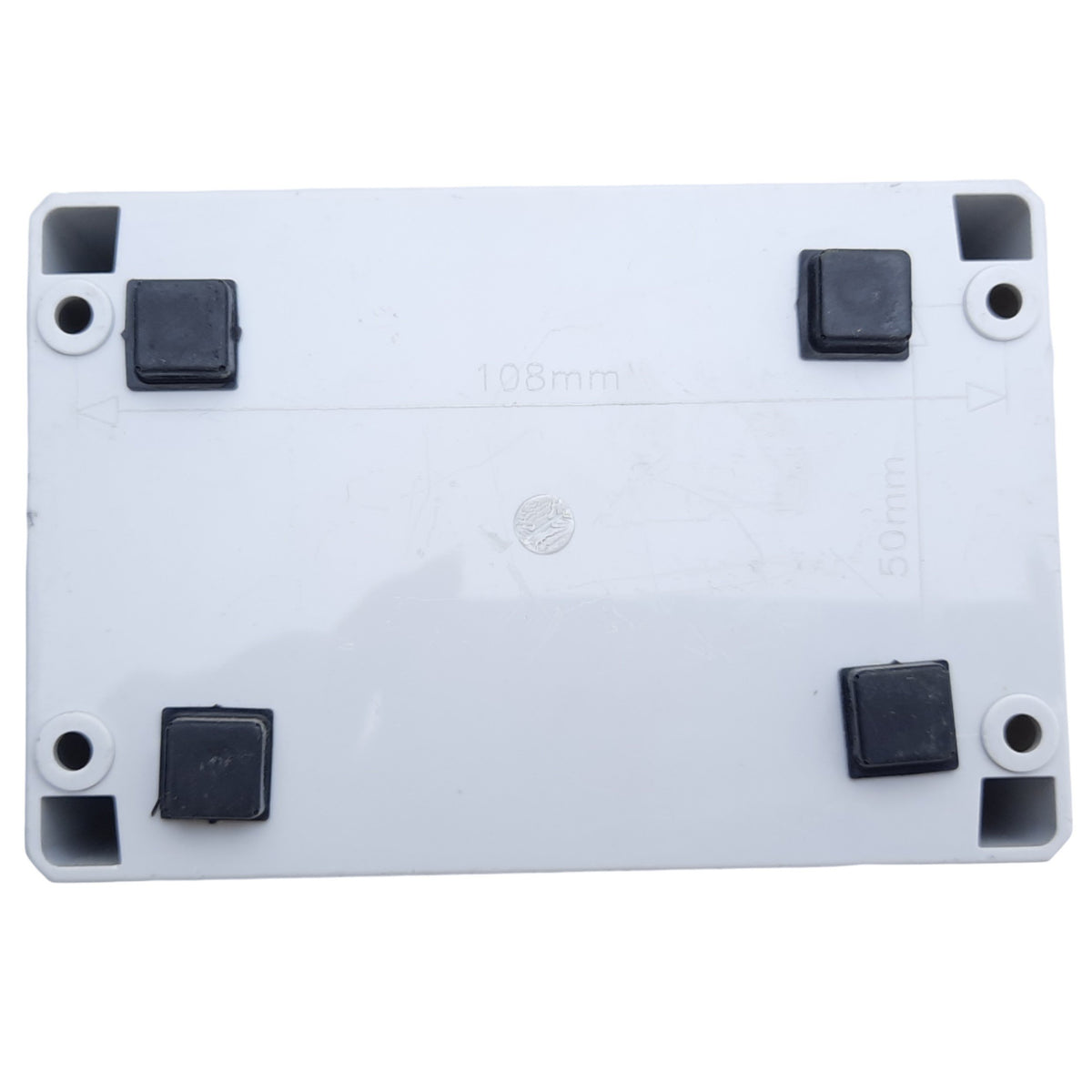 Used Hoffman Q-2PBPCDM Pushbutton Box Enclosure, Outer Dim. 120mm x 80mm *Hole Added*