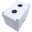 Used Hoffman Q-2PBPCDM Pushbutton Box Enclosure, Outer Dim. 120mm x 80mm *Added Hole"