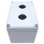 Used Hoffman Q-2PBPCDM Pushbutton Box Enclosure, Outer Dim. 120mm x 80mm *Added Hole"