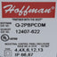 Used Hoffman Q-2PBPCDM Pushbutton Box Enclosure, Outer Dim. 120mm x 80mm *Added Hole"