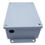 Used Hoffman A806SC Steel Screw Top Enclosure, In.Dims. 203 x 152 x 89mm *Added Holes