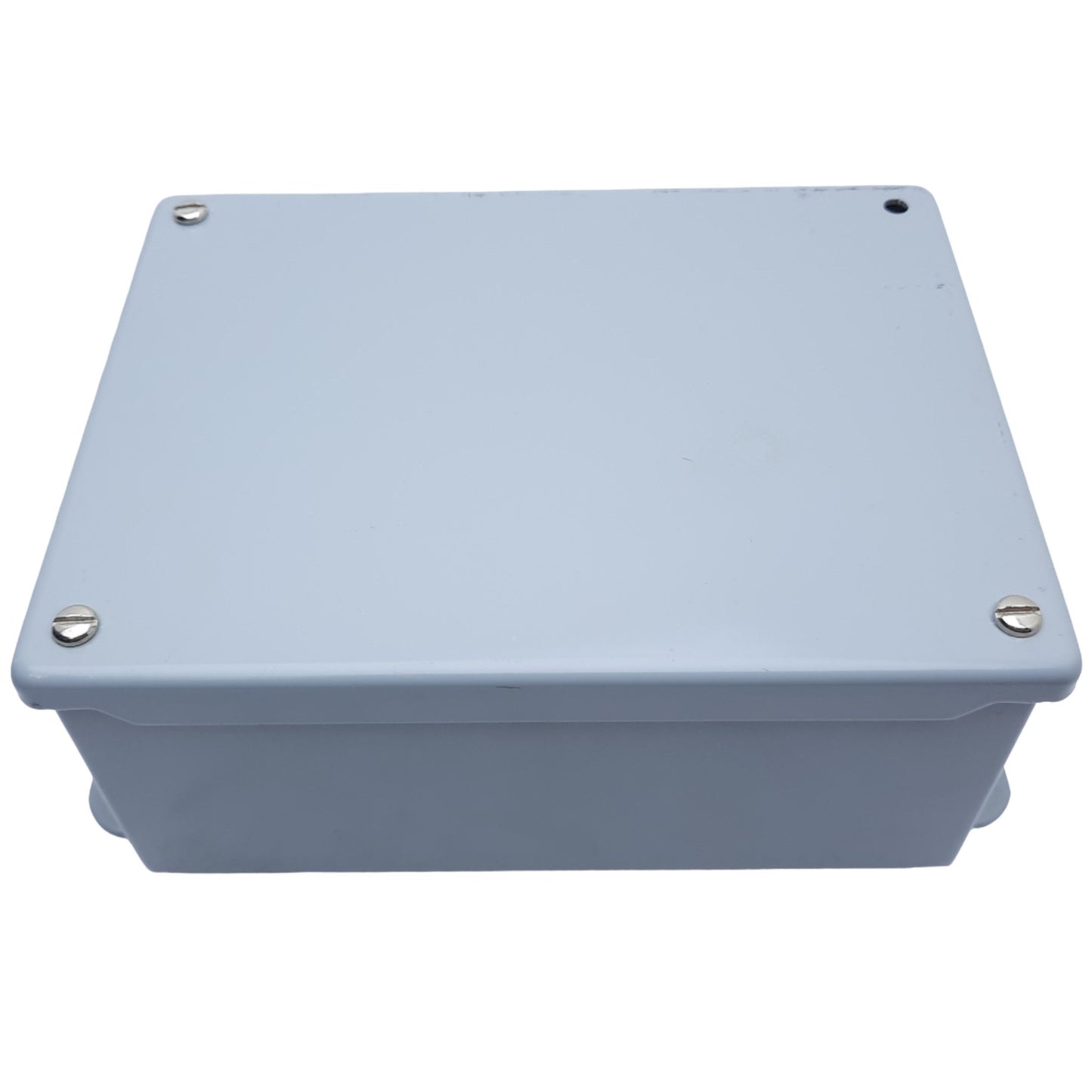 Used Hoffman A806SC Steel Screw Top Enclosure, In.Dims. 203 x 152 x 89mm *Added Holes