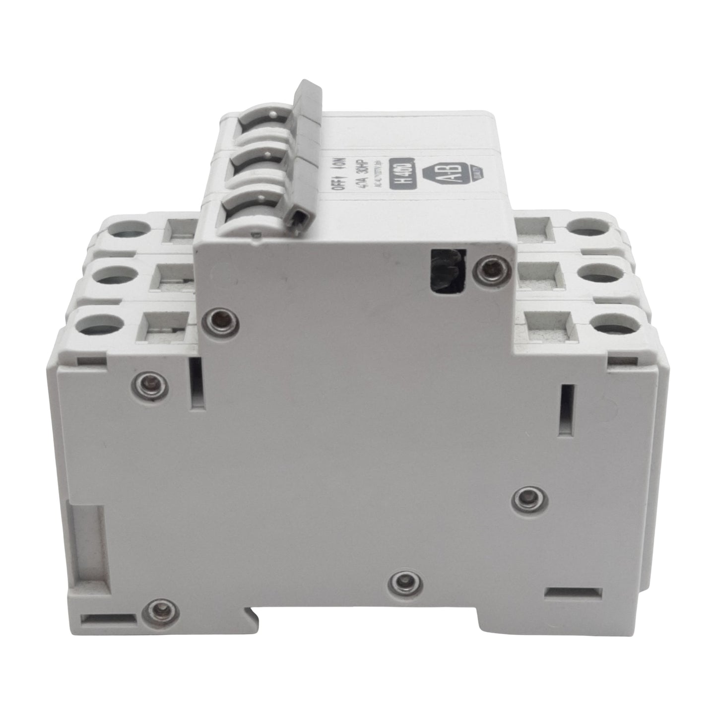 Used Allen Bradley 1492-CB3H400 Circuit Breaker, 3-Pole, 3-PH, 40A 480Y/277VAC 65VDC