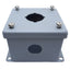 Used Hoffman E1PB Steel Pushbutton Enclosure, Dims. 89mm x 83mm x 70mm *Added Hole*
