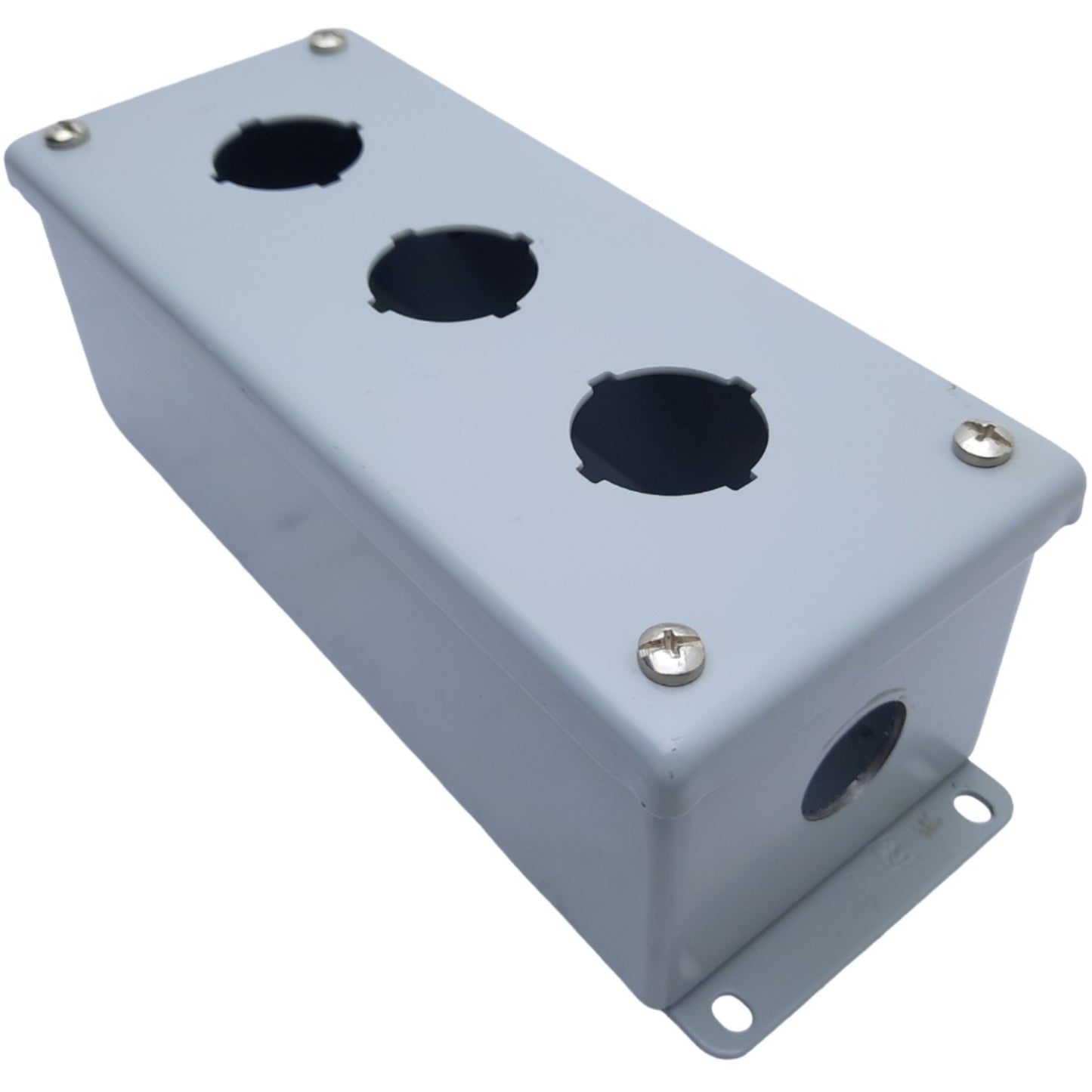 Used nVent Hoffman E3PB Pushbutton Enclosure, 3-Hole, 203 x 83 x 70mm *Added Hole*