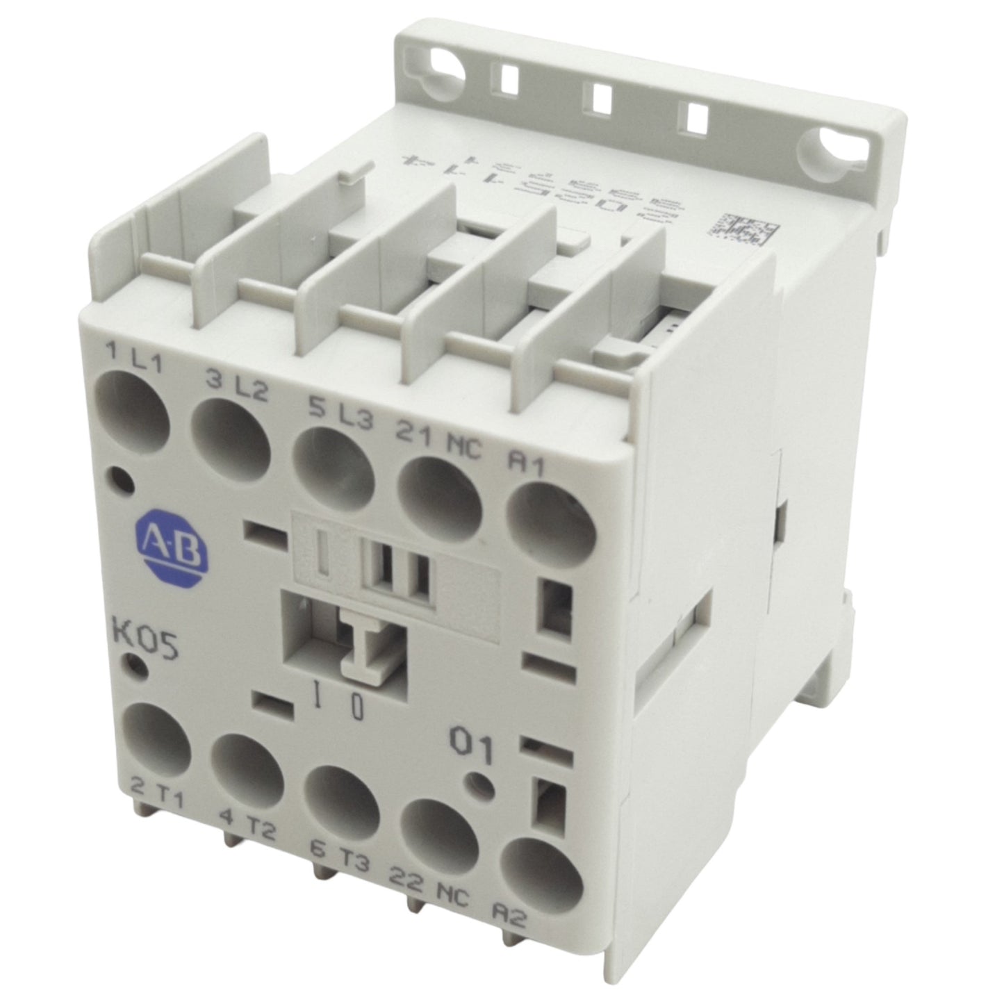 Used Allen Bradley 100-K05ZJ01 Contactor 3-Pole + 1NC, 10A, 3HP@575V, 24VDC Coil