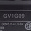 Used Schneider Electric GV1G09 Top-Feed Terminal Block For Bus Bars 3-Pole 63A 600VAC