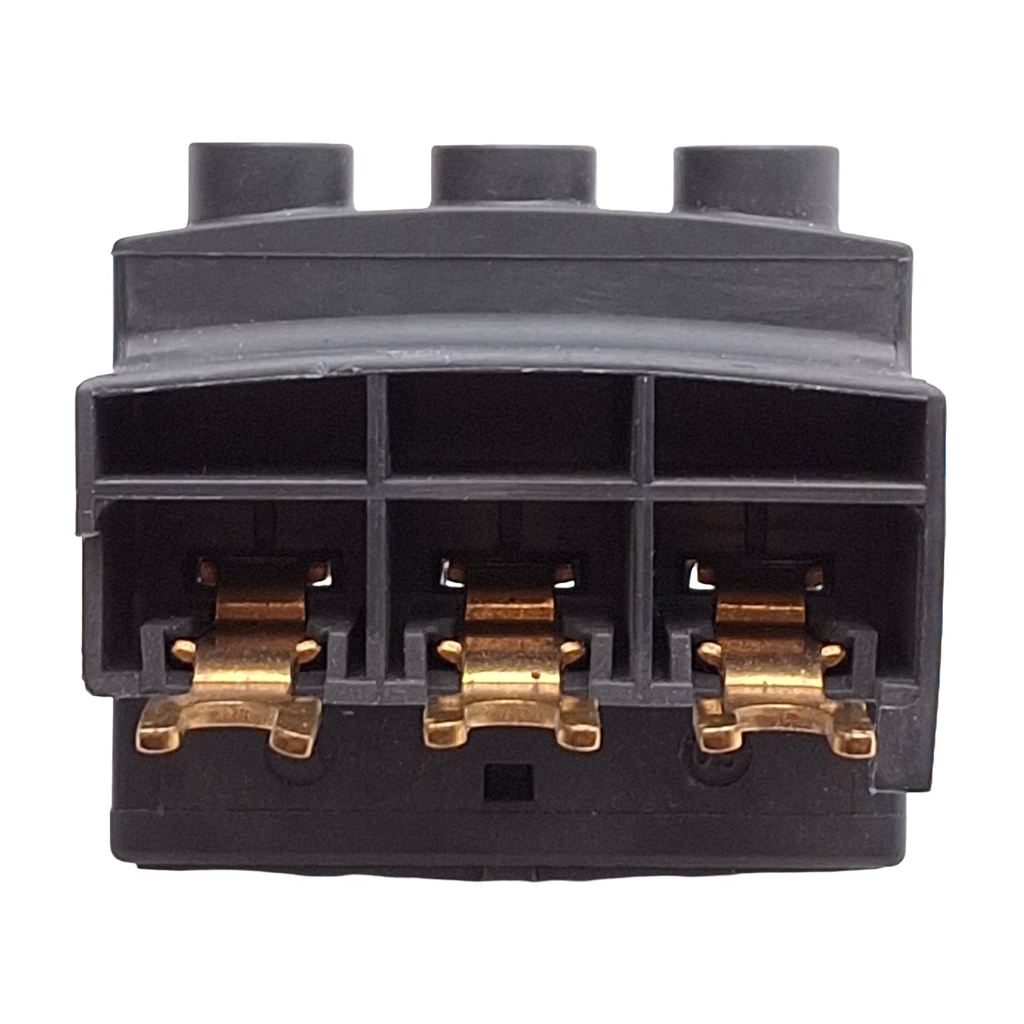 Used Schneider Electric GV1G09 Top-Feed Terminal Block For Bus Bars 3-Pole 63A 600VAC
