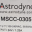 Used Astrodyne MSCC-0305 Power Supply, Input 100-240VAC-0.9A, Output 24V-1.25A