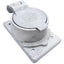 Used Hubbell HBL7382 Twist-Lock Receptacle Plate, Cast Aluminum w/ Lift Cover, 50 A