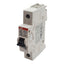 Used Lot of 2 ABB S201U-K15A Circuit Breaker, 1-Pole, 15A 240VAC, K-Curve, DIN Rail