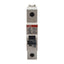 Used Lot of 2 ABB S201U-K15A Circuit Breaker, 1-Pole, 15A 240VAC, K-Curve, DIN Rail