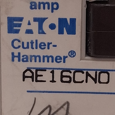 Used Eaton Cutler-Hammer AE16CN0 Contactor, 3-Pole, 12A, 10HP @ 600VAC, 120VAC Coil