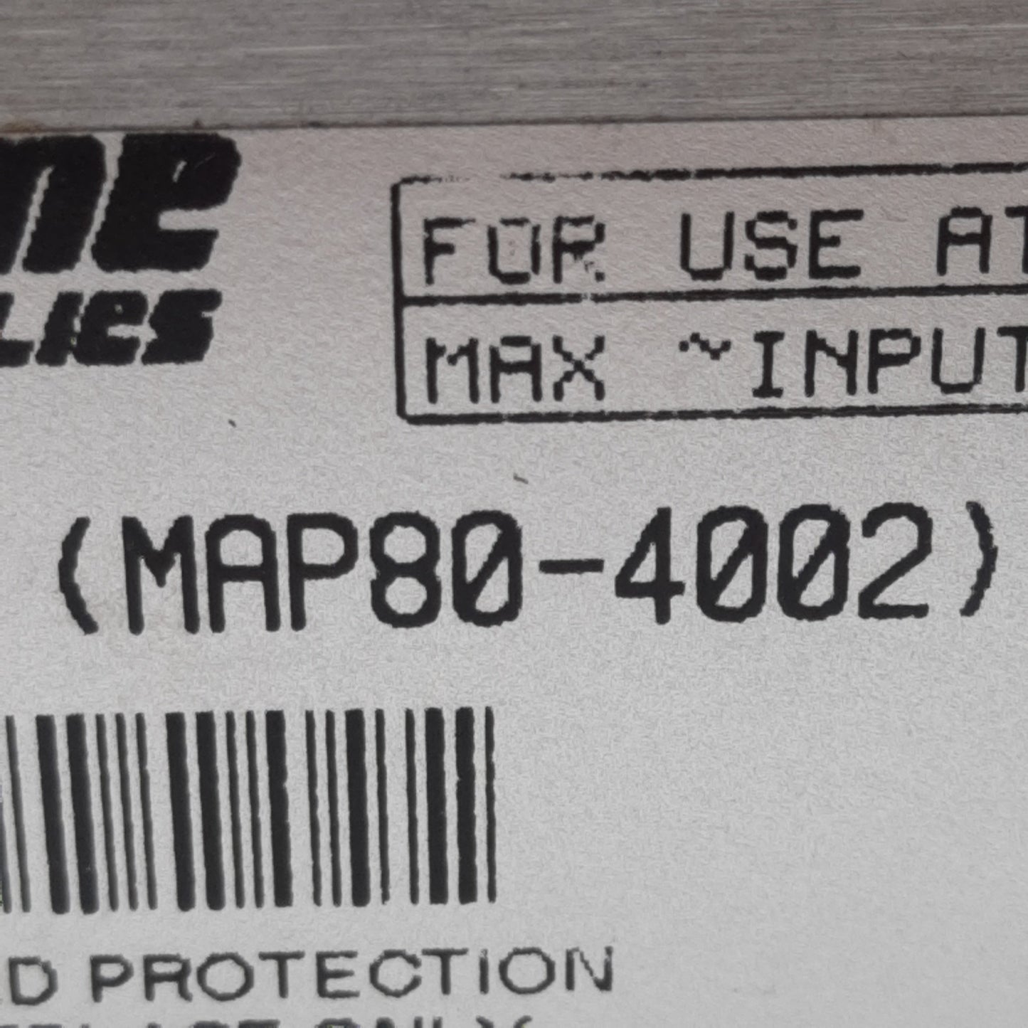 New Power-One MAP80-4002 Multi-Out Power Supply, 110/230VAC In, 80W +12/-12/5VDC Out