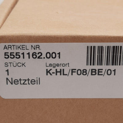 New CAB 5551162.001 XC Q Squix Power Supply, 100-240VAC In, 8.33A 24VDC 200W Out