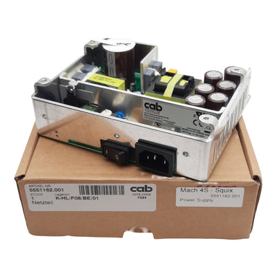 New CAB 5551162.001 XC Q Squix Power Supply, 100-240VAC In, 8.33A 24VDC 200W Out