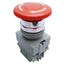 Used Idec AVW000 Emergency Stop Push-Twist Button, ø22mm, 1NO - 1NC, 10A 600V AC