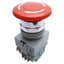 Used Idec AVW000 Emergency Stop Push-Twist Button, ø22mm, 1NO - 1NC, 10A 600V AC