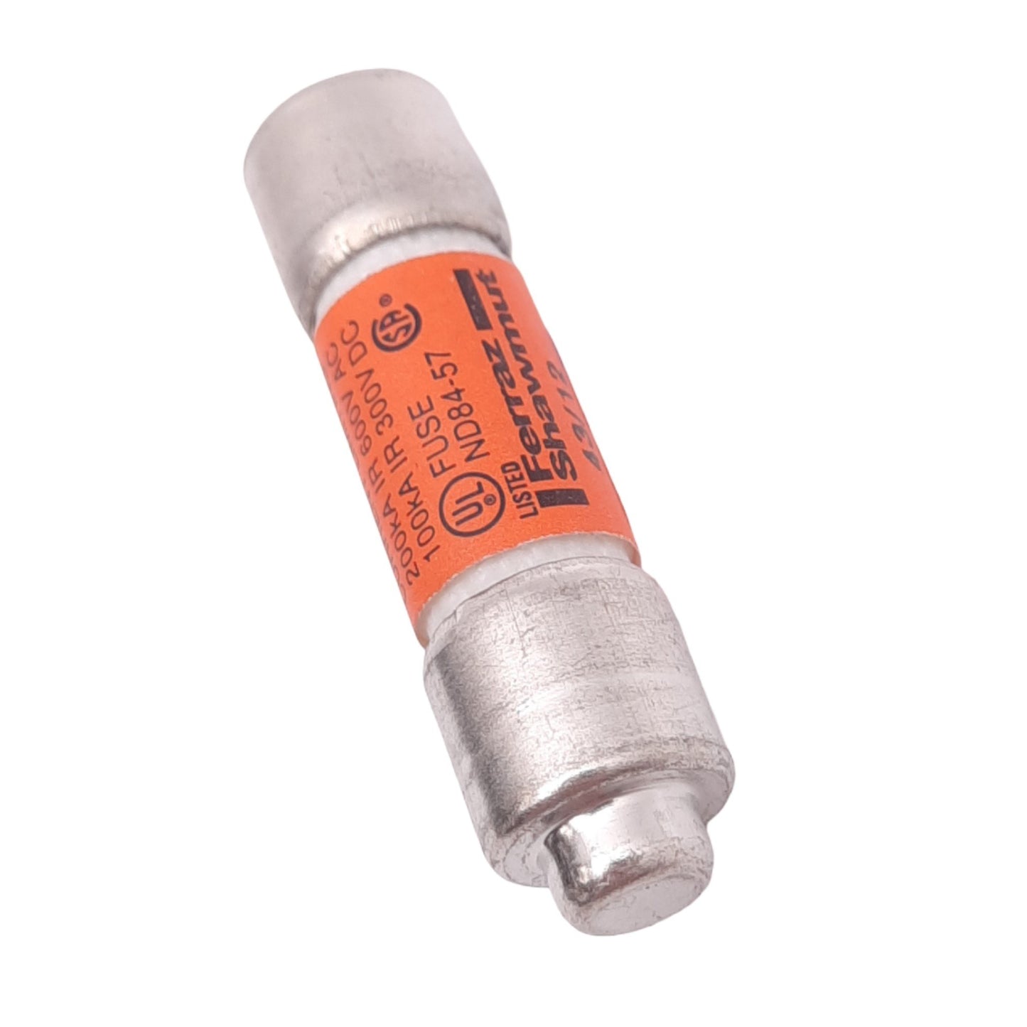 New Lot of 10 Mersen ATDR12 Amp-Trap Time-Delay Fuses, 600VAC/300VDC 12A, Class CC